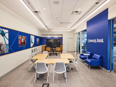 Comerica CoWorkSpaces which includes expansive Community Space for events as well as private...