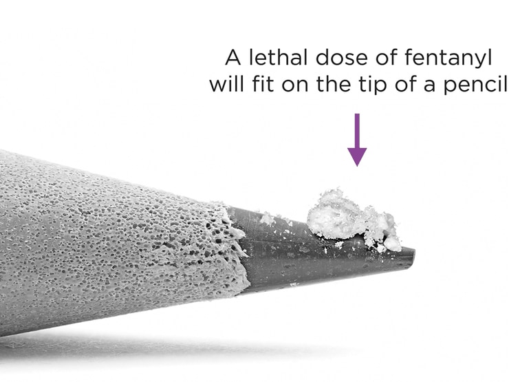 As little as 2 milligrams of fentanyl can be fatal, depending on a person’s weight and drug...
